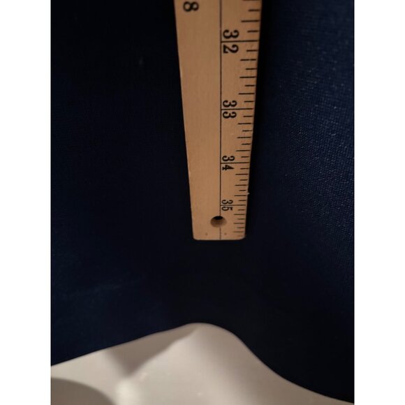 Vintage Henry-Lee Navy Short Sleeve Dress With Contrast Trim & Decorative Pocket - Picture 10 of 10